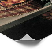 モイヨン – 市場の屋台で ポスター (角)