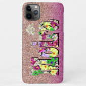 モイラ、女の子の名前とデイジー、 iPhoneケース (裏面)