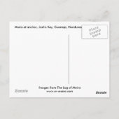 モイラatいかり，ジョシュの鍵，グアナハ，ホンジュラス ポストカード (裏面)