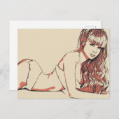 モイロリータ – 完璧なブロネ美しいポーズ ポストカード (正面/裏面)