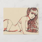 モイロリータ – 完璧なブロネ美しいポーズ ポストカード (正面)