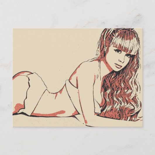 モイロリータ – 完璧なブロネ美しいポーズ ポストカード (正面)