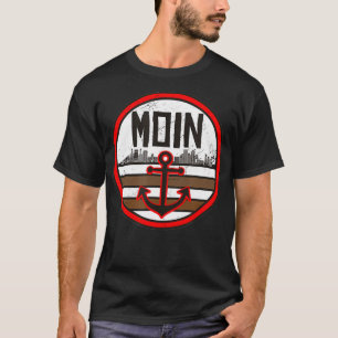 モインイアサッケンハンブルクノースドイツデザイン Tシャツ