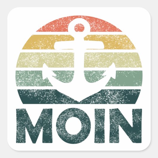 モインモインノースドイツいかりノースシースクー スクエアシール (正面)