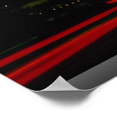 モイ建物、リヤド、サウジアラビアの首都 ポスター (角)