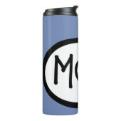 モイ！フィンランド語あいさつ、こんにちは、吹き出し タンブラー (回転左)