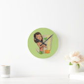 モウグリ1 ラウンド壁時計 (ホーム)