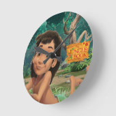 モウグリ4 ラウンド壁時計 (傾斜)