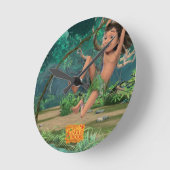 モウグリ5 ラウンド壁時計 (傾斜)