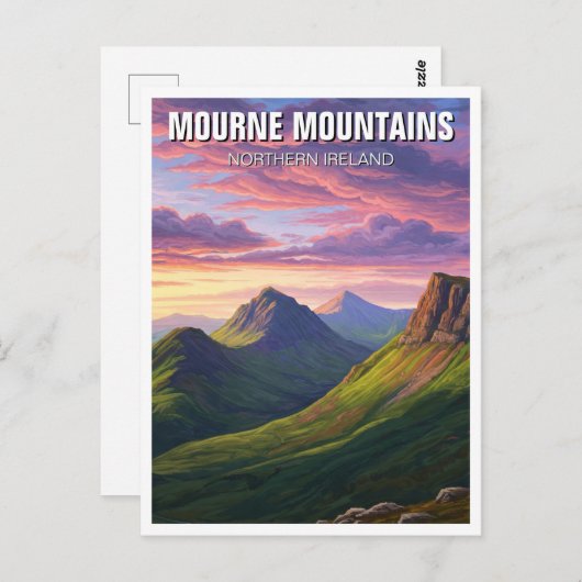 モウネ山北アイルランド旅行 ポストカード (正面/裏面)