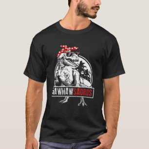 モウマウサウルスTレックス恐竜Mawmaw Saurus母 Tシャツ
