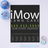 モウ。芝生気に造園ティアシートAd チラシ (シングル)