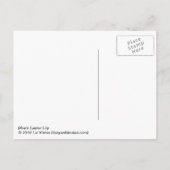 モエのイースターリリー シーズンポストカード (裏面)