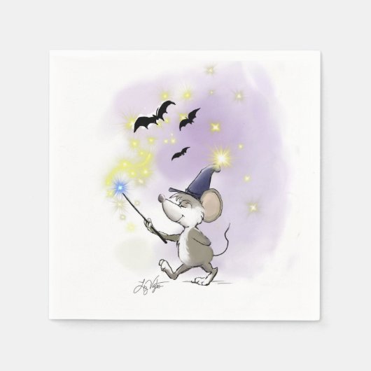 モエズハッピーハローウィン スタンダードカクテルナプキン (正面)