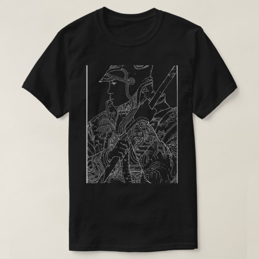 モエビウスジャンジラウドイラストレーション Tシャツ (デザイン正面)