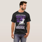 モエビウス症候群戦士ユニコーンモビウスフェイシャルパー Tシャツ (正面フル)
