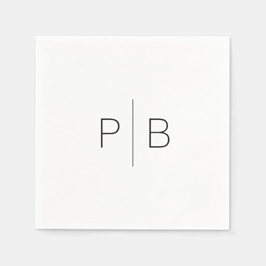 モエレガントノグモダンラムシンプル スタンダードカクテルナプキン (正面)