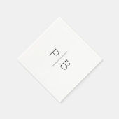 モエレガントノグモダンラムシンプル スタンダードカクテルナプキン (角)