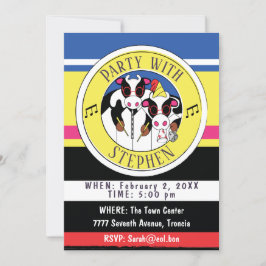 モオッシアン招待状バースデーパーティー 招待状