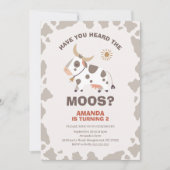 モオモダンス誕生日招待状 招待状 (正面)