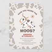 モオモダンス誕生日招待状 招待状 (正面/裏面)