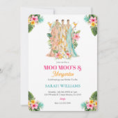 モオモース&マルガリータブライダルシャワー 招待状 (正面)
