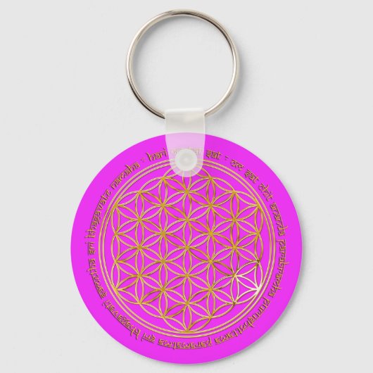 モオラマントラ |ピンク キーホルダー (正面)