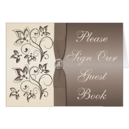 モカとアイボリーフローラテーブルカード