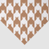 モカと白のシ千鳥格子のームレスパターン 薄葉紙 (詳細)