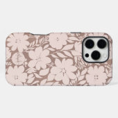 モカの花のエレガンス iPhoneケース (裏面横)