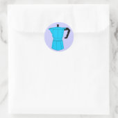 モカエスプレッソコーヒーポット ラウンドシール (バッグ)