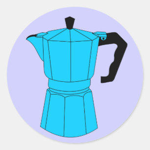モカエスプレッソコーヒーポット ラウンドシール