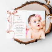 モカエレガントボウ&ロザリオ写真献身 招待状