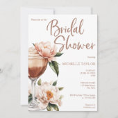 モカエレガントムースモダンボーホアーストーン 招待状 (正面)