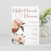 モカエレガントムースモダンボーホアーストーン 招待状 (スタンド正面)