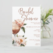 モカエレガントムースモダンボーホアーストーン 招待状 (スタンド正面)