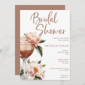 モカエレガントムースモダンボーホアーストーン 招待状 (正面/裏面)