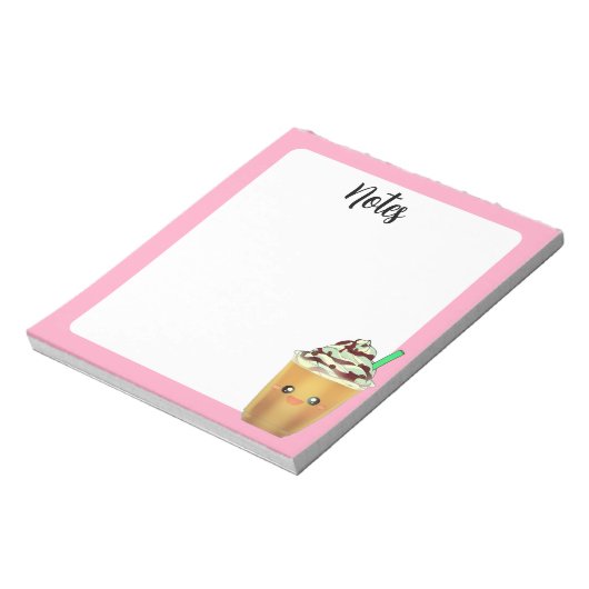 モカコーヒーアイス配合飲料 ノートパッド (回転)