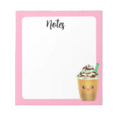 モカコーヒーアイス配合飲料 ノートパッド (正面)