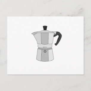 モカコーヒーポット ポストカード