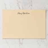 モカシンピーチイエロープレーンエレガントプロフェッショナル ペーパーパッド (正面)