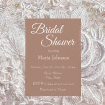 モカシンプルスタイルブライダルシャワー