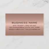 モカスタムノグラムステンレス鋼金属2 名刺 (裏面)