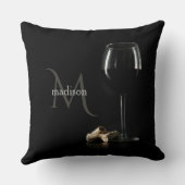 モカスタムノグラムワイングラス装飾用クッション クッション (裏面)