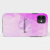 モカスタムノグラム名ジオメトリiPhone 11ケース Case-Mate iPhoneケース (裏面(横))