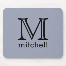モカスタムノグラム、名前とカラーマウスパッド マウスパッド