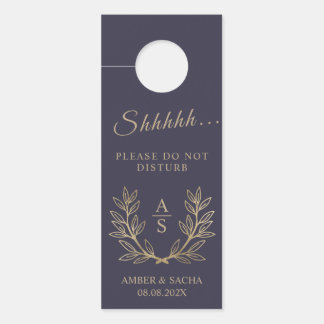 ·モカスタムノグラ結婚ム·ロゴ·リース ドアノブサイン