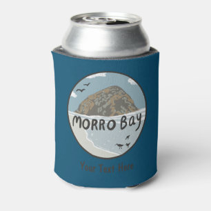 モカスタムロロックセントラルカリフォルニアビーチアート 缶クーラー