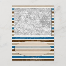 モカストライプ族 ポストカード