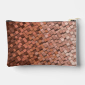 モカパーソナライズされたムース小物入れ アクセサリーポーチ (裏面)